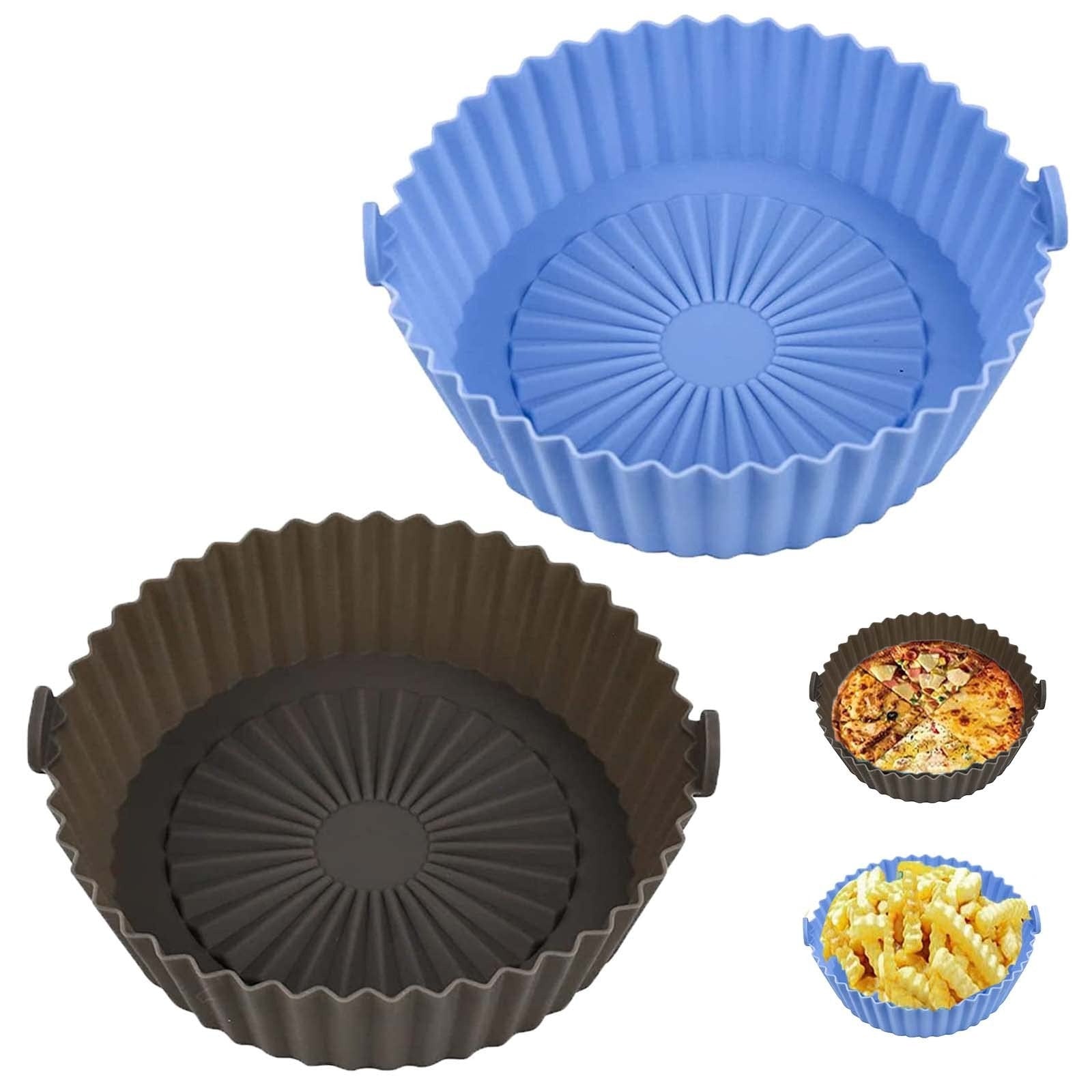 Air Fryer Silicone Liner | 1pc | Food-Safe Non-Stick | Reusable Basket & Oven Accessory